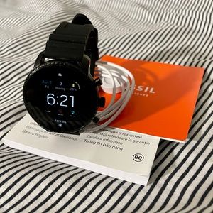 Fossil Gen 5 Smartwatch The Carlyle HR Black